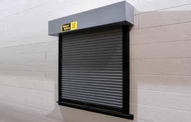 maximum height 24'0" Model 700 (uninsulated) maximum width 36'0", height 28'0" FIRESTAR MODEL 540/550 FIRE-RATED COUNTER SHUTTER FireStar Fire-Rated Counter Shutters are equally suitable for
