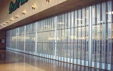 Many available options, including: materials, operation, finishes, curtain patterns, emergency egress and locking Durable design provides for longer life Compact design