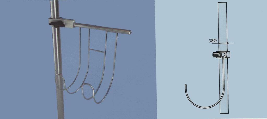 HOSE AND CABLE MANAGEMENT SYSTEM TW-HCS Soffit Mounted TW-CHCS-S-01 Soffit mounted heavy duty 4 hook hose and cable management system to allow for clear floor space in an operating theatre