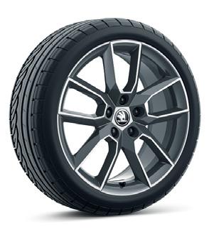 17" DENOM alloy wheels 18" GEMINI silver alloy wheels 19"