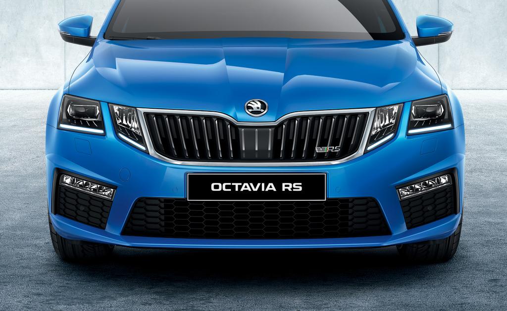 UP TO 230 BEAUTIFUL HORSES Mix the timeless aesthetics of the OCTAVIA with sporty styling and you get the OCTAVIA RS.