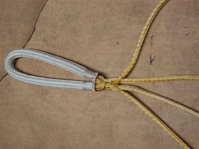 ROPE GRIP w/ DYNEEMA Rope grip (chinese fingers) made of Dyneema fibres.