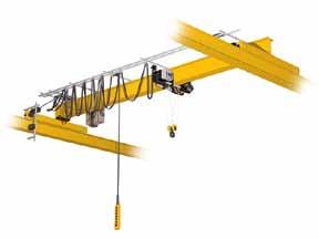 low headroom, up to 12,5 t N Single girder trolley, normal headroom, up to 40 t M Double girder trolley, up to 80 t CraneMaster