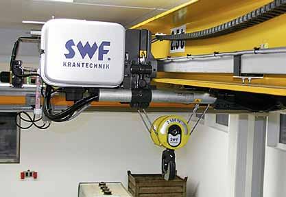 Electric chain hoist SK up to 5,000 kg Electric wire rope hoist up to 80 t SWF components also stand out due to their