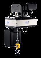 the SWF crane kits: formation flow allows CraneMaster to produce frequency inverter for step less hoisting 2-speed hoisting