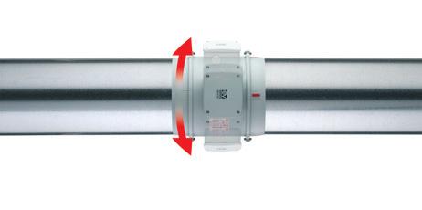 Vortice Lineo fans can be fitted to standard round section pipes and to rectangular air ducts (using special mounting
