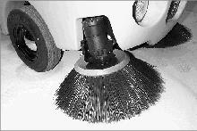 MAINTENANCE The side brush should be replaced when it no longer sweeps effectively for your application. A guideline length is when the remaining bristles measure 75 mm (3 in) in length.