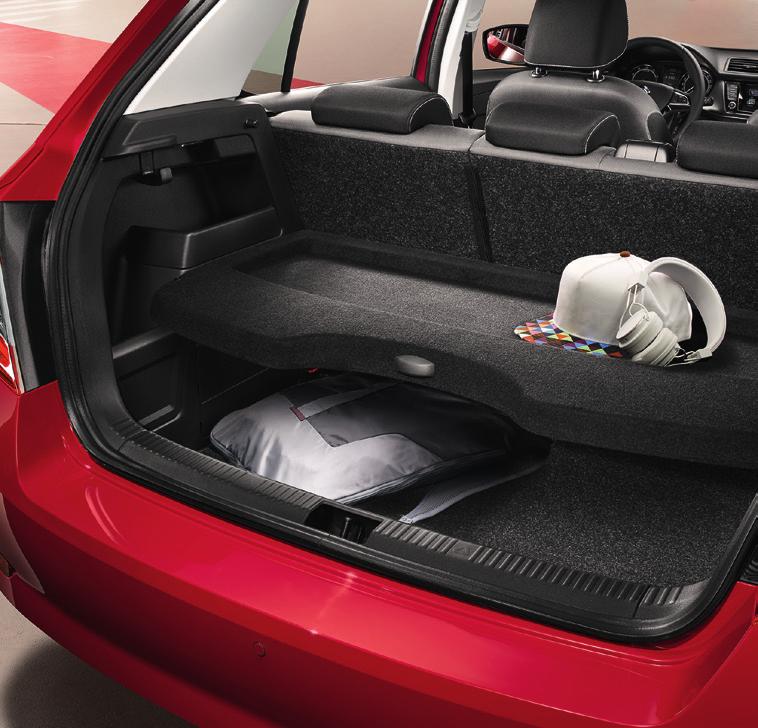 SPACE FOR ANYTHING The luggage compartment in the new FABIA isn t just about volume.