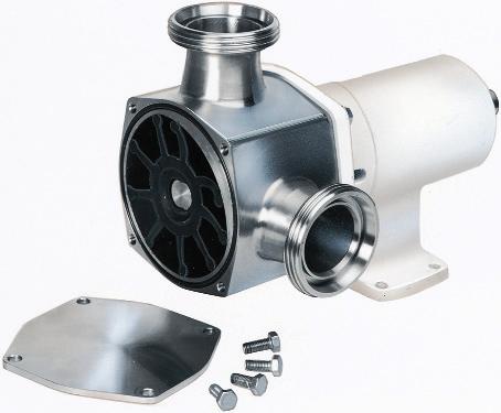 FLEXIBLE IMPELLER Hygienic Positive Displacement Pump Options Pedestal Pumps Foot-mounted to couple to gearbox or
