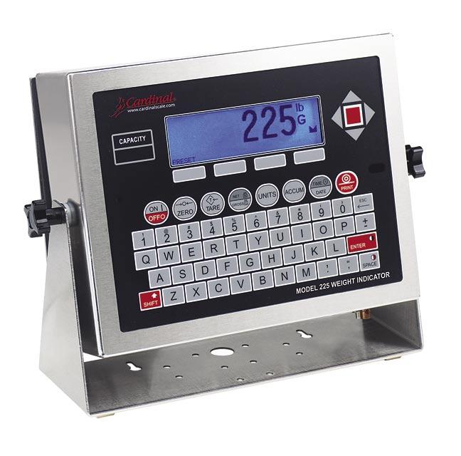 WEIGHT INDICATOR: The scale shall be provided with a weight indicator that is compatible with analog strain gauge load cells. The scale shall have a minimum sensitivity of 0.