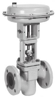(Type 3241-7 Control Valve) for integral positioner attachment Type 3275 Pneumatic Piston Actuator (Type 3241-9 Control Valve) Valve body made of Cast steel Cast stainless steel or cast