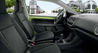 The Dynamic version interior, with its exclusive seats in a sports design and
