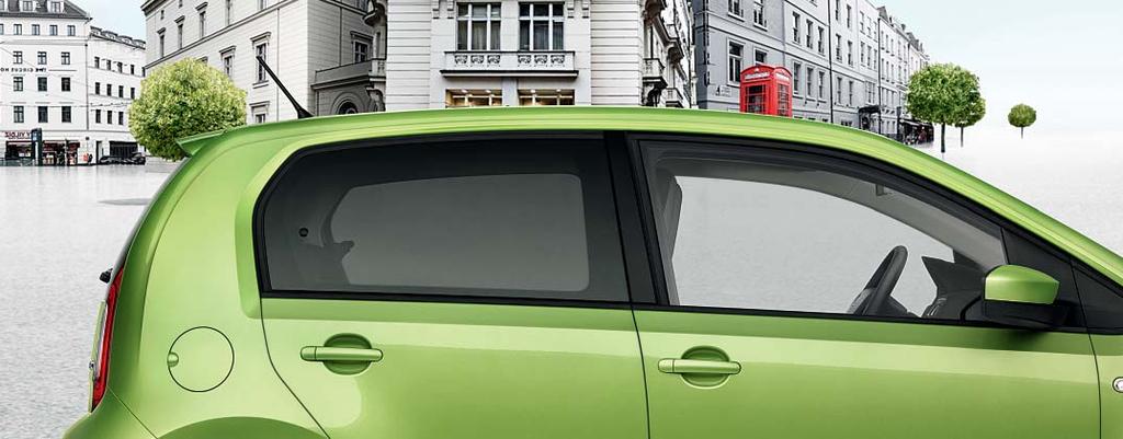 The rear windows in the 5-door version tip out.