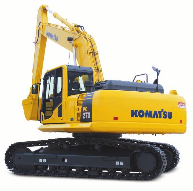 ECOLOGY & ECONOMY FEATURES Komatsu Technology Seven-inch TFT liquid crystal display Hydraulic control valve Flow divide/merge control with EPC Hydraulic system controller
