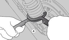 3 Use 03_03 TO PREVENT DAMAGE TO THE ADJUSTER SCREW (1) AND THE LOCKING RING NUT (3), NEVER FORCE THEM BEYOND THE END OF TRAVEL IN EITHER DIRECTION.