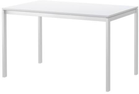 Cm 125x75x75 h White rectangular table Banco