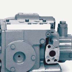 The standard variable pump control is the most common type of control used on heavy duty hydrostatic variable displacement pumps.