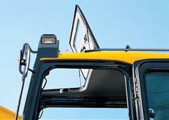 Low Vibration with Cab Damper Mounting The PC800LC-8 uses a new, improved cab damper mount system that incorporates longer stroke and the addition of a spring.
