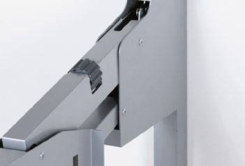 Libell shelves are available for unit widths of 900 and 1,200 mm.