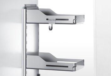 KitchenInnovation of the year 2012 Benefits Height-adjustable clip-on elements The shelves