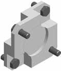 Mountings Cylinder mountings Pivot bracket with swivel bearing Intended for use together with clevis bracket GA. Pivot bracket: Surface-treated steel Swivel bearing acc.