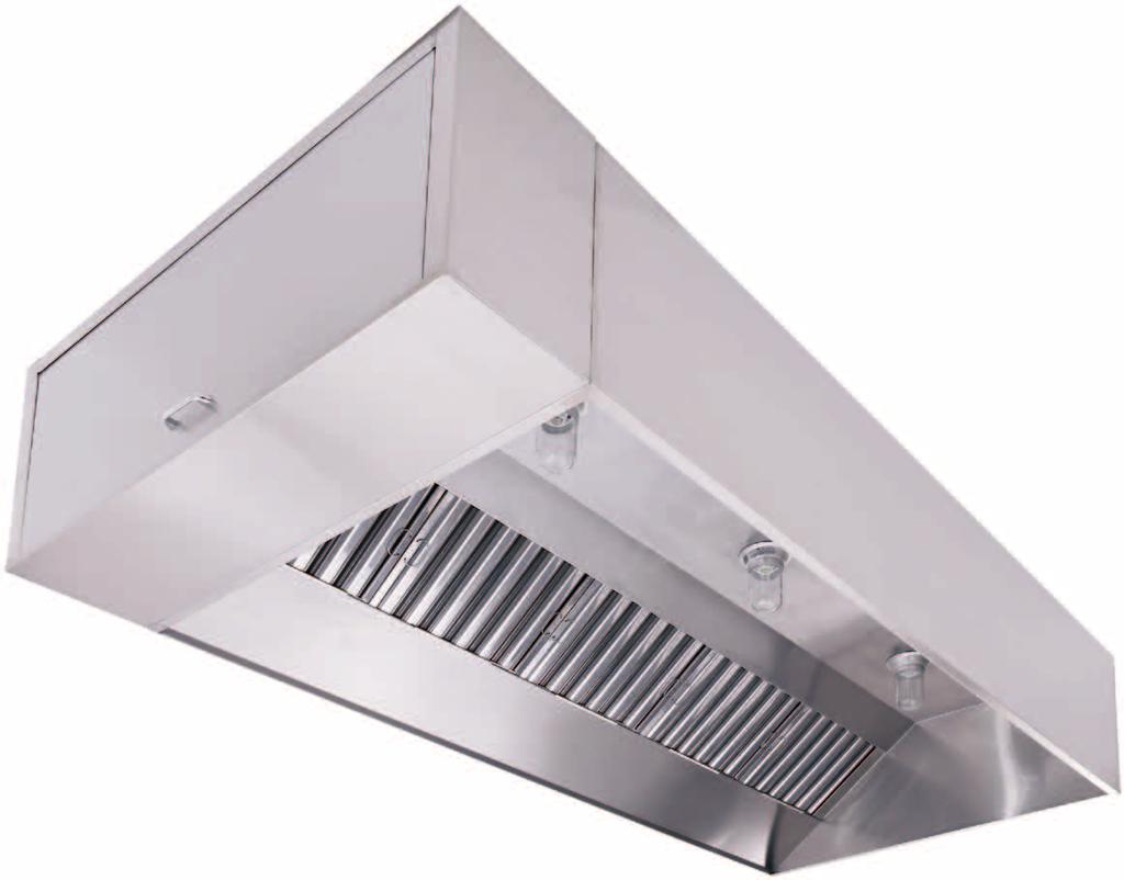 97 N- xhaust Only Hood The N- xhaust Only Hood efficiently meets the challenges of most cooking applications Features & enefits TL Listed and NSF Sanitation Listed Product Superior xhaust Flow Rates
