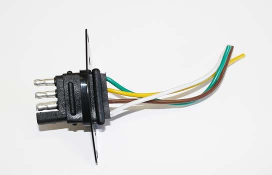 Make certain there is adequate slack in the cables to allow a full turning radius; otherwise, damage will result. If necessary, longer cables or cable extensions are available. safety cable tab Fig.