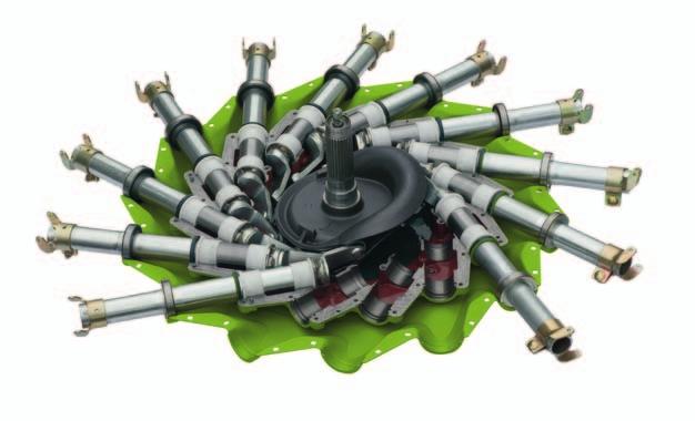 Continuously lubricated rotor housing. For over 15 years, CLAAS has relied on the successful design of the LINER series the hermetically sealed, continuously lubricated rotor housing.