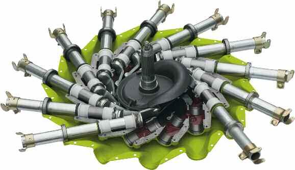 The heart of the rake. 15 years ago, CLAAS came up with the successful design for the LINER series the housed rotor.