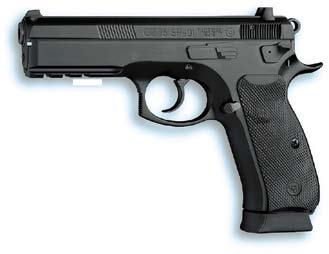 .20 CZ 75 SP-01 TACTICAL The safety of the handgun is provided by firing pin block and decocking lever. 9 mm Luger,.40 S&W Black polycoat.
