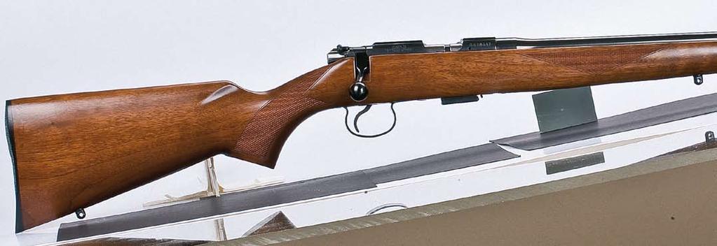 The American model is true to the lines of the classic American sporter style rifle.