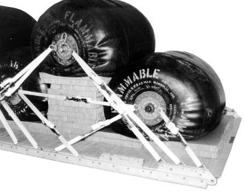 C6. FM 0-564/TO 3C7-37- 4-06. Lashing Drums Use fifty 5-foot tie-down assemblies to lash the fuel drums as shown in Figure 4-73, and according to FM 0-500-/TO 3C7--5.