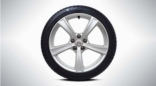 Winter tyres 18 alloy The wheel is supplied complete with rim, tyre, hub cap and valve.