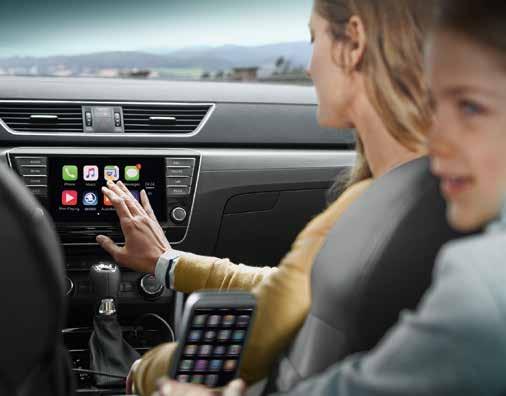 INFOTAINMENT You can communicate, work or entertain yourself with ease on board the new Superb.