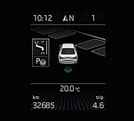 Utilising the same radar sensor, the Front Assist* safety system monitors the area in front of the car at speeds above 30km/h.