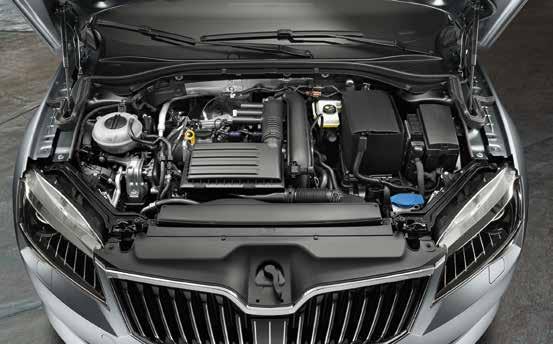 ENGINES AND TRANSMISSION If the design of the Superb teased you from the outside, a closer look under the bonnet will set your pulse racing.