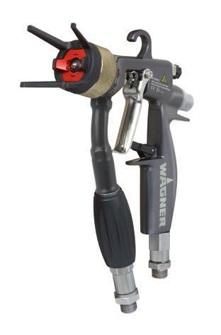GM 4700AC-H AirCoat manual gun Light AirCoat manual guns with insulation for processing heated materials. The gun is designed for a product pressure of up to 350 bar.
