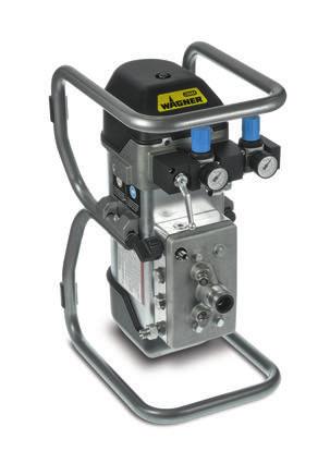 Cobra 40-10 High-pressure diaphragm pump High pressure, double diaphragm pump, Consistal. For AirCoat and Airless applications up to 2.5 l/min and 250 bar.