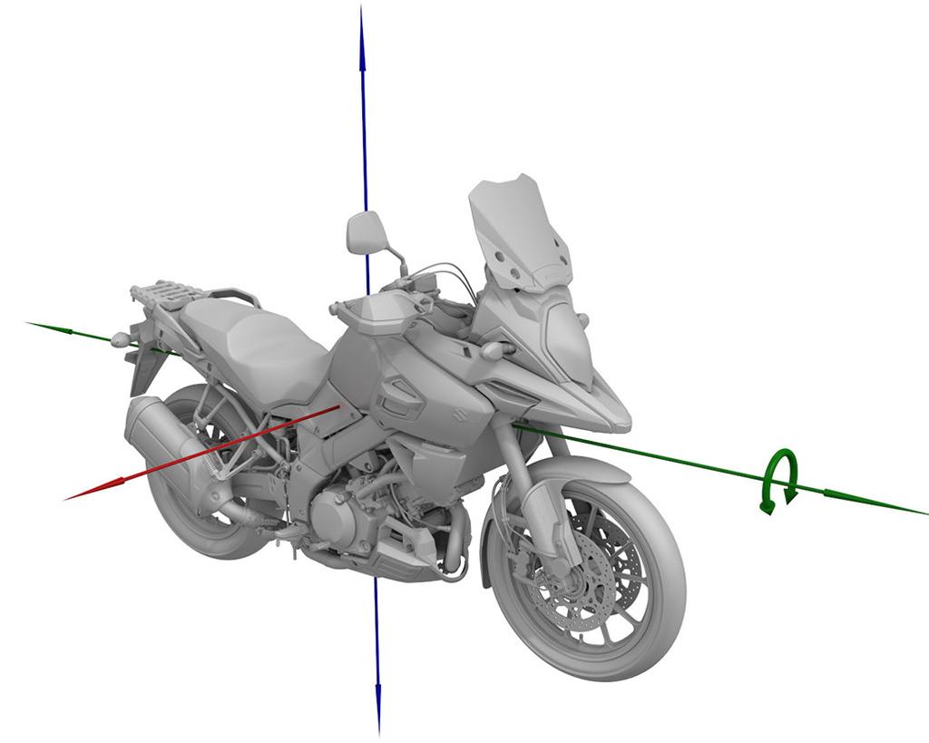 Advanced Electronics Features The V-Strom s Anti-lock Brake System (ABS*) has been updated with Suzuki s new Motion Track & Combination Brake System.