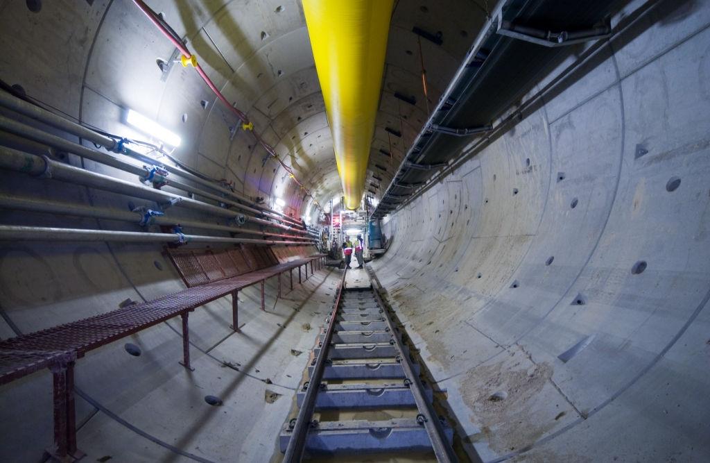 6.8m tunnel : image courtesy of Gautrain Project (ZA) For costing purposes, CERN have