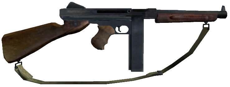 SUBMACHINE GUNS: M1A1 Thompson Caliber.45 ACP Magazine Size 20/30 round Magazine Weight 10.6 lbs (4.8kg) By the time of the Korean War, the Thompson had seen much use by the U.S. and South Korean Military, even though Thompson will have been replaced in production by the M3 and M3A1.