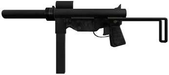 SUBMACHINE GUNS: M-3A1 ( Grease Gun ) Caliber.45 ACP Magazine Size 30 round magazine Weight 8.1 lbs (3.