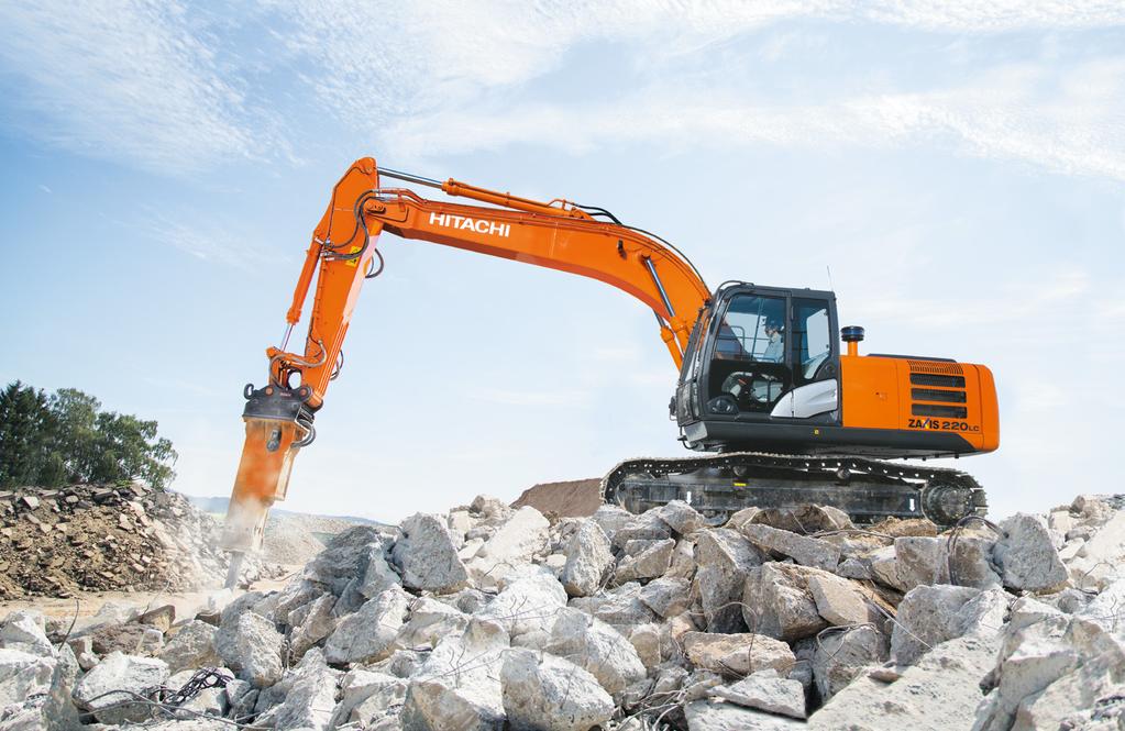 More Production with Less Fuel Reduction in Fuel Consumption New ZAXIS-GI Series is a fuel-thrifty excavator that can reduce fuel consumption, thanks to the HIOS III hydraulic system and engine