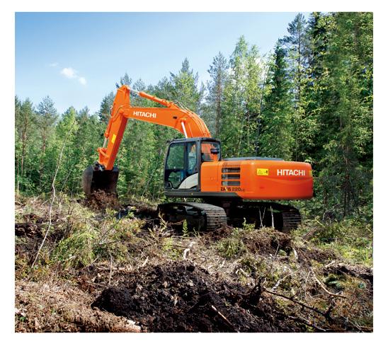 More Fuel Reduction in the ECO mode The ECO mode, a new economical mode, can further cut fuel consumption, compared to the PWR mode, without sacrificing digging speed by optimal matching of
