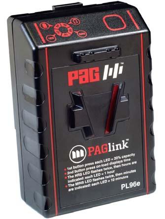 PAGLINK PL96 SERIES Time Battery e-series battery PL96T Model 9304 _ 96 Watt-Hours, 14.8V 6.