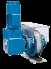 Drive Demag AUK/ADK offset gearboxes or WUK angular gearboxes with Z motors with direct drive input or with a coupling connection