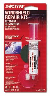 ADHESIVES LOCTITE REARVIEW MIRROR ADHESIVE PERMANENT Approved and used by GM, Ford and Chrysler. Permanently remounts mirrors to windshields.