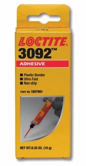 syringe 8 LOCTITE REAR WINDOW DEFOGGER TAB ADHESIVE Quickly and easily bonds defogger tab to grid on rear window. Provides a low-cost, high-quality repair for damaged rear window defogger tabs.