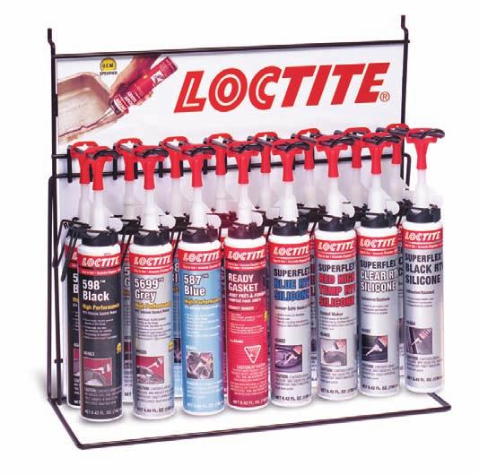 -free LOCTITE POWER CAN DISPLAY RACK UNIQUE POWER CAN DISPLAY WILL HELP YOU OPTIMIZE YOUR SALES OF LOCTITE SILICONE POWER