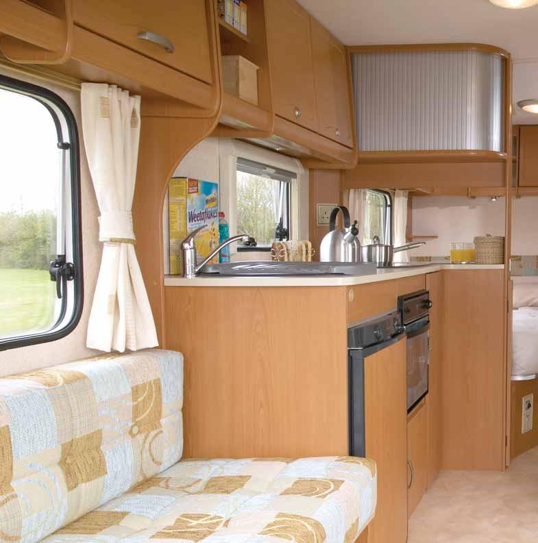 Discovery Mercury Acclaimed by public and press alike since its introduction, Discovery has been instrumental in bringing the joys of a touring caravan holiday to a wider audience.